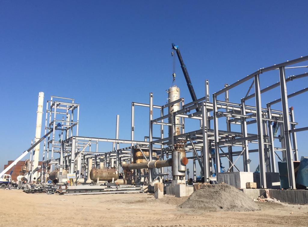 Estructura de acero industrial pre-dise&ntilde;ada