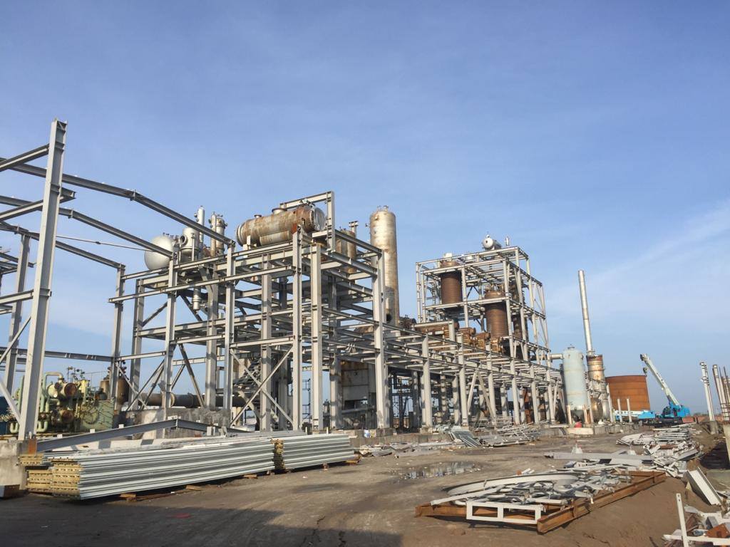 Estructura de acero Planta Química