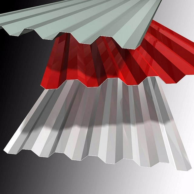 Hoja de color de construcción de acero Hoja recubierta