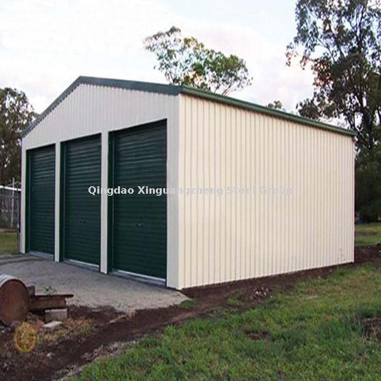 Estructura de acero cobertizo