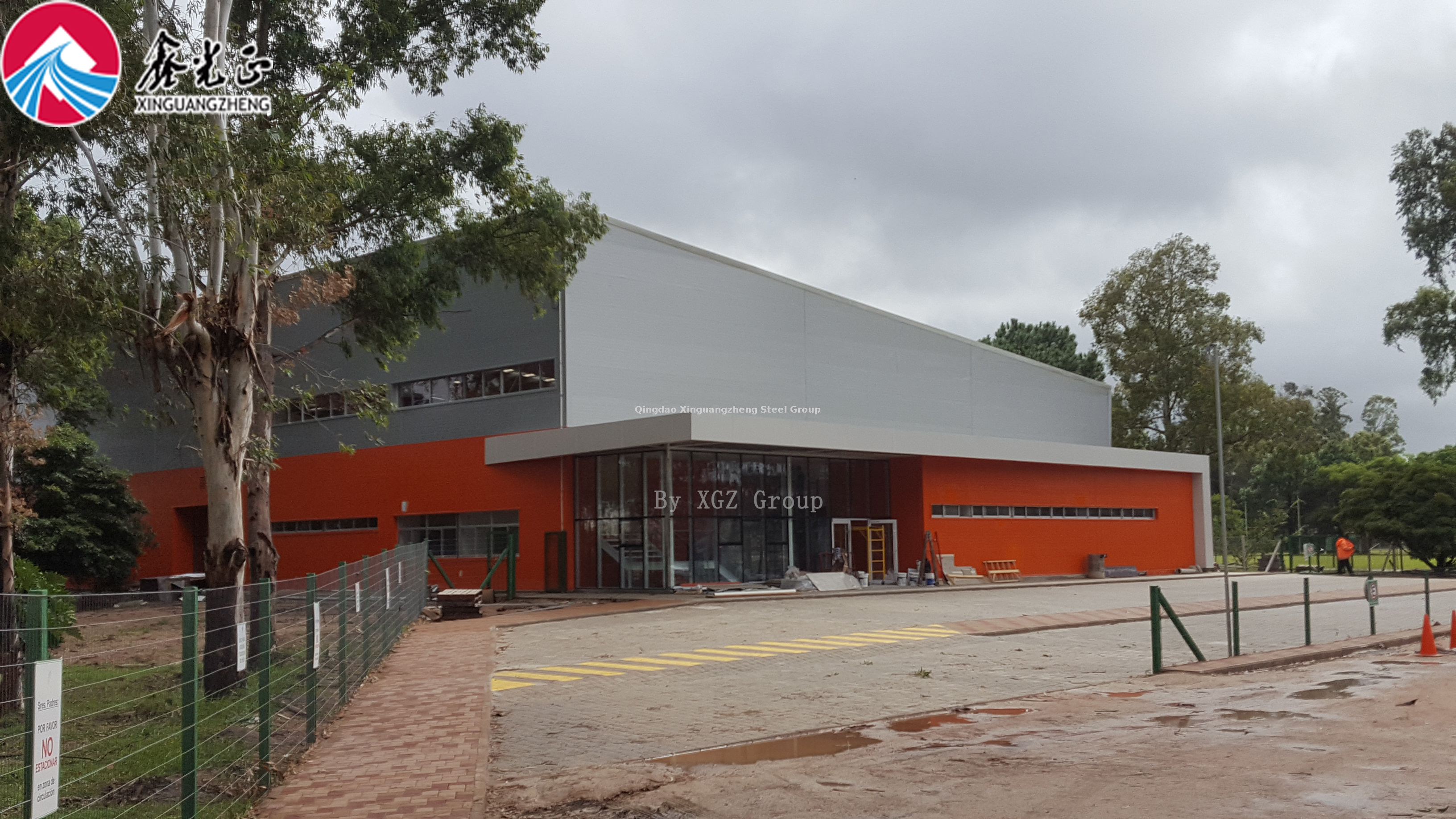 Gimnasio de estructura de acero