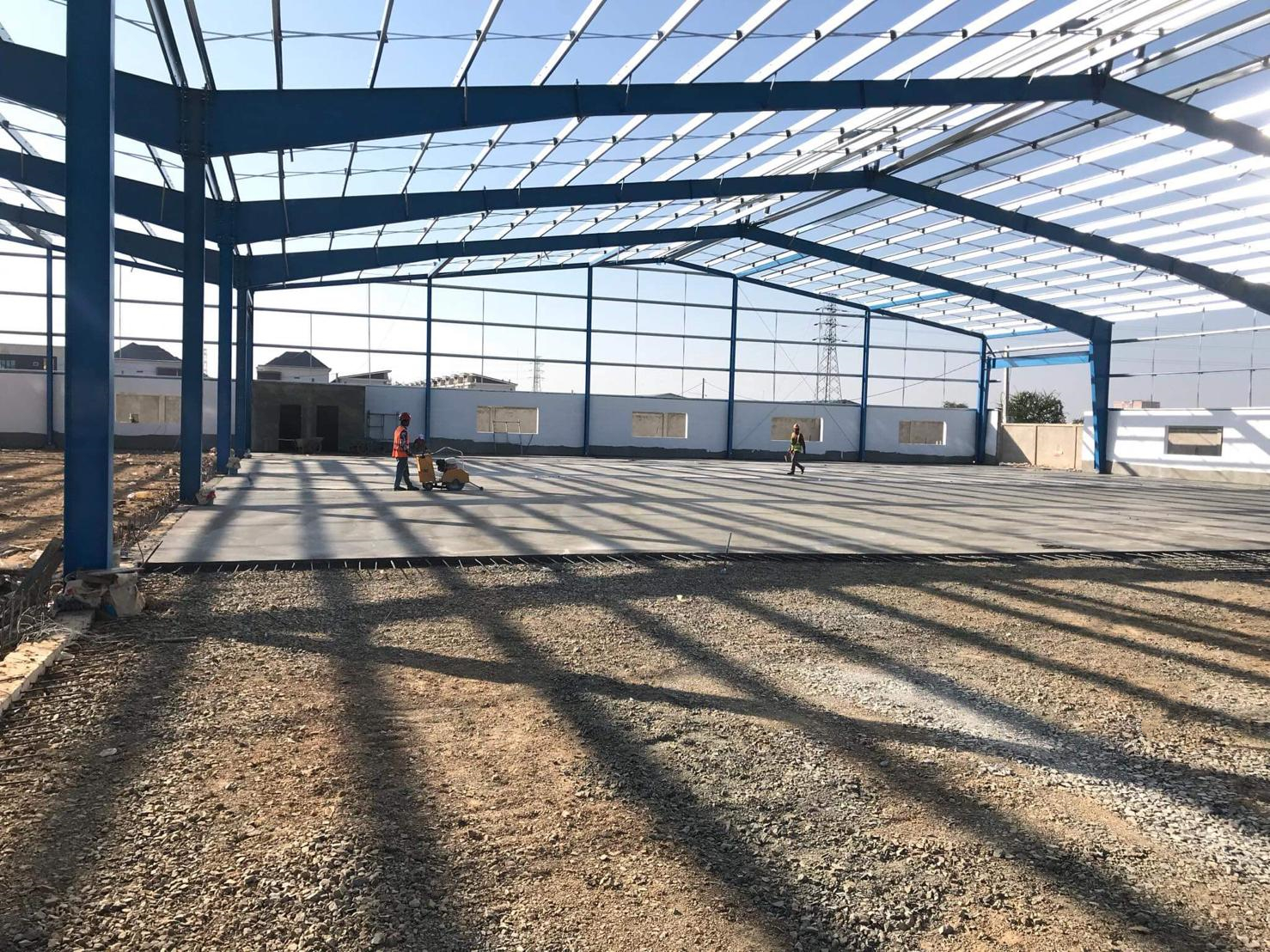 Edificio de acero agr&iacute;cola