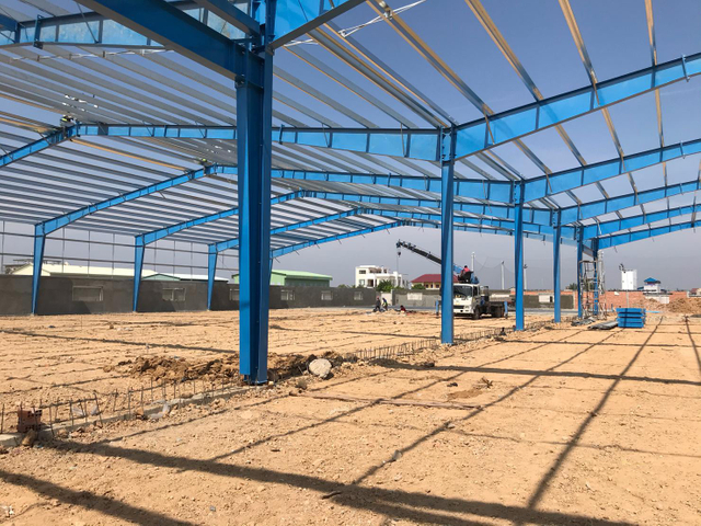 ISO Ajuste de construcción de acero agrícola de construcción de almacenamiento de almacén de almacén