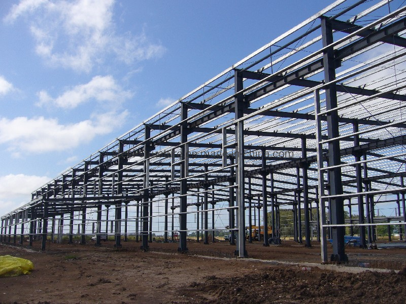 H-Steel-prefabricado-Estructura-Estructura-Warehouse-Workshop-for-Chile Market