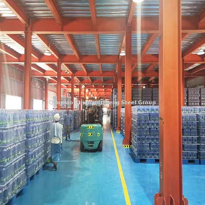 Taller de construcción de estructura de acero de diseño de agua de diseño de casa prefabricada 