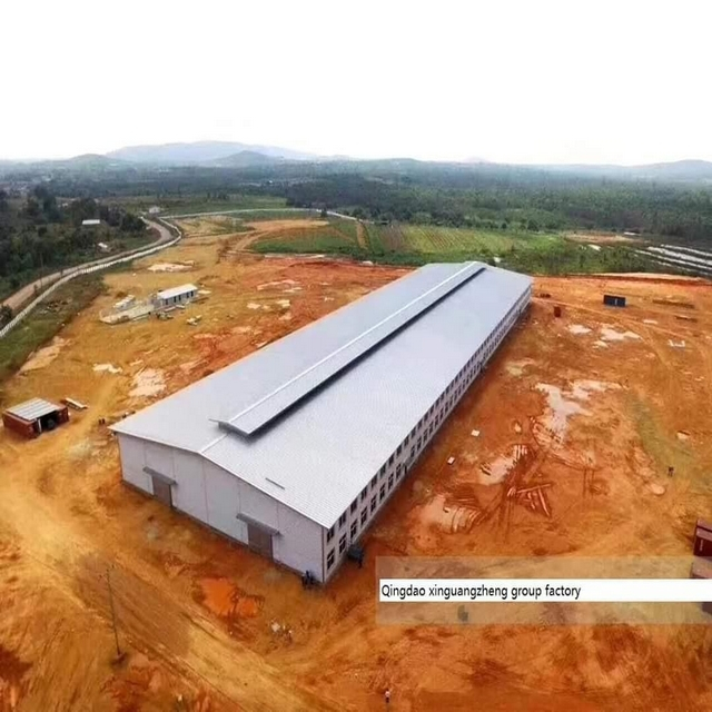 Estructura de acero Construcción diseñada edificio almacén de acero