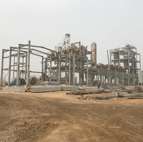 Estructura de acero prefabricada PEB Edificio de plantas químicas