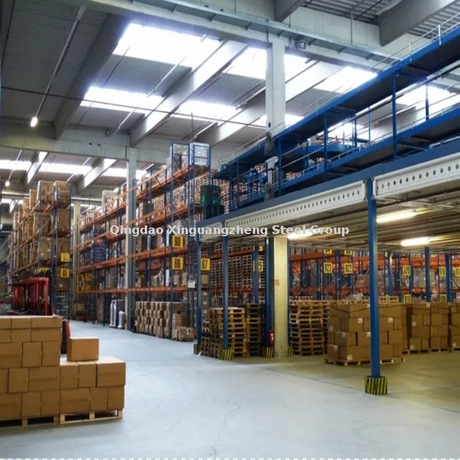 Estructura de metal galvanizado Diseño de construcción de cobertizo prefabricado de gran capacidad